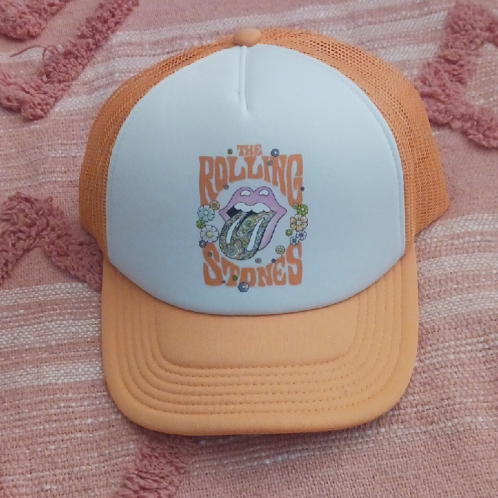 American Eagle ROLLING STONES LOGO TRUCKER HAT